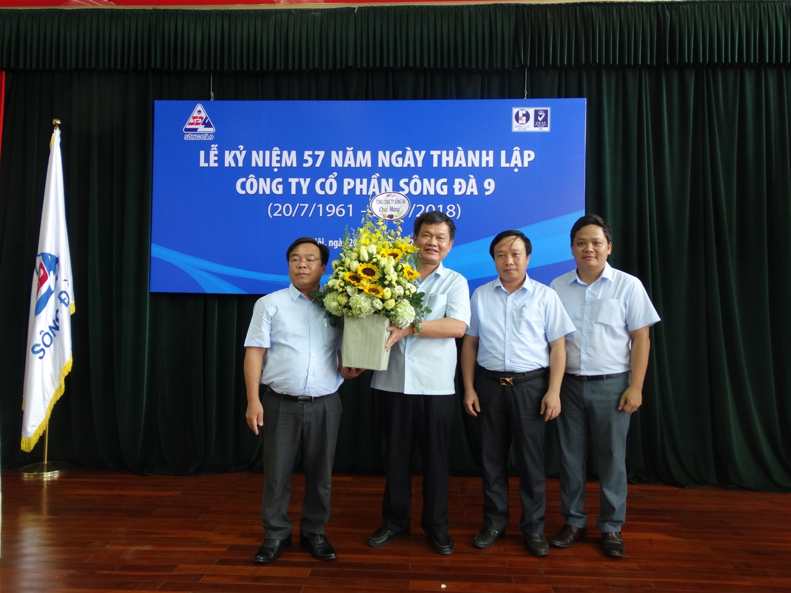 Sông Đà 9 tổ chức kỷ niệm 57 năm ngày thành lập công ty (20/7/1961 – 20/7/2018)