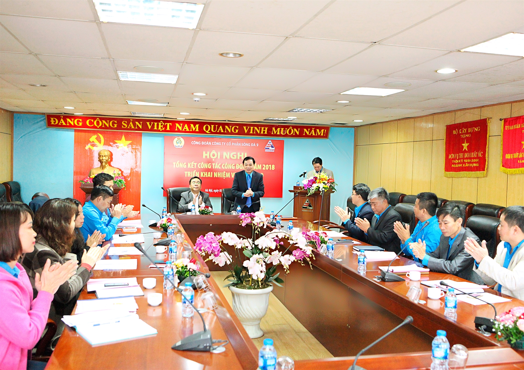 Hội nghị Tổng kết công tác Công đoàn năm 2018, triển khai nhiệm vụ năm 2019 Công đoàn Công ty cổ phần Sông Đà 9