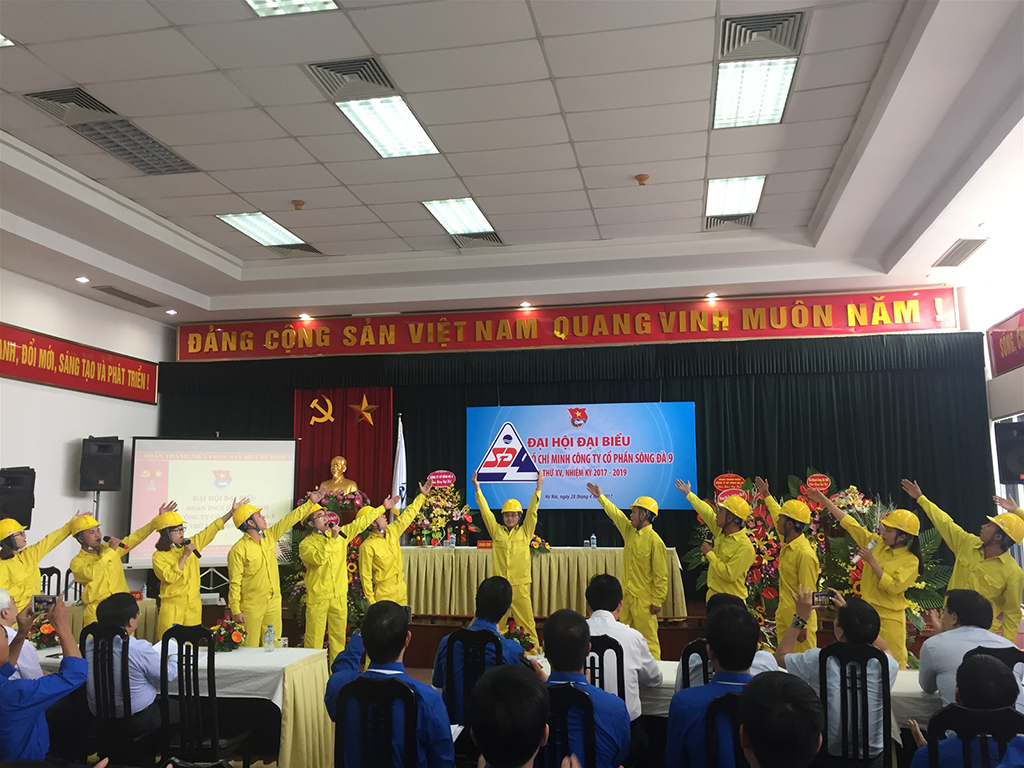  Đại hội đại biểu Đoàn TNCS Hồ Chí Minh Công ty CP Sông Đà 9 lần thứ XV, nhiệm kỳ 2017-2019