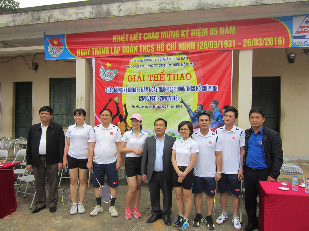 Giải thể thao Công ty CPTĐ Nậm Mu chào mừng 85 năm ngày thành lập Đoàn TNCS Hồ Chí Minh