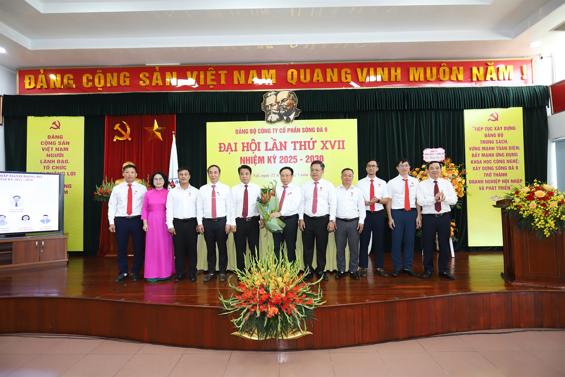 Đảng bộ Công ty CP Sông Đà 9 tổ chức Đại hội lần thứ XVII, nhiệm kỳ 2025 - 2030
