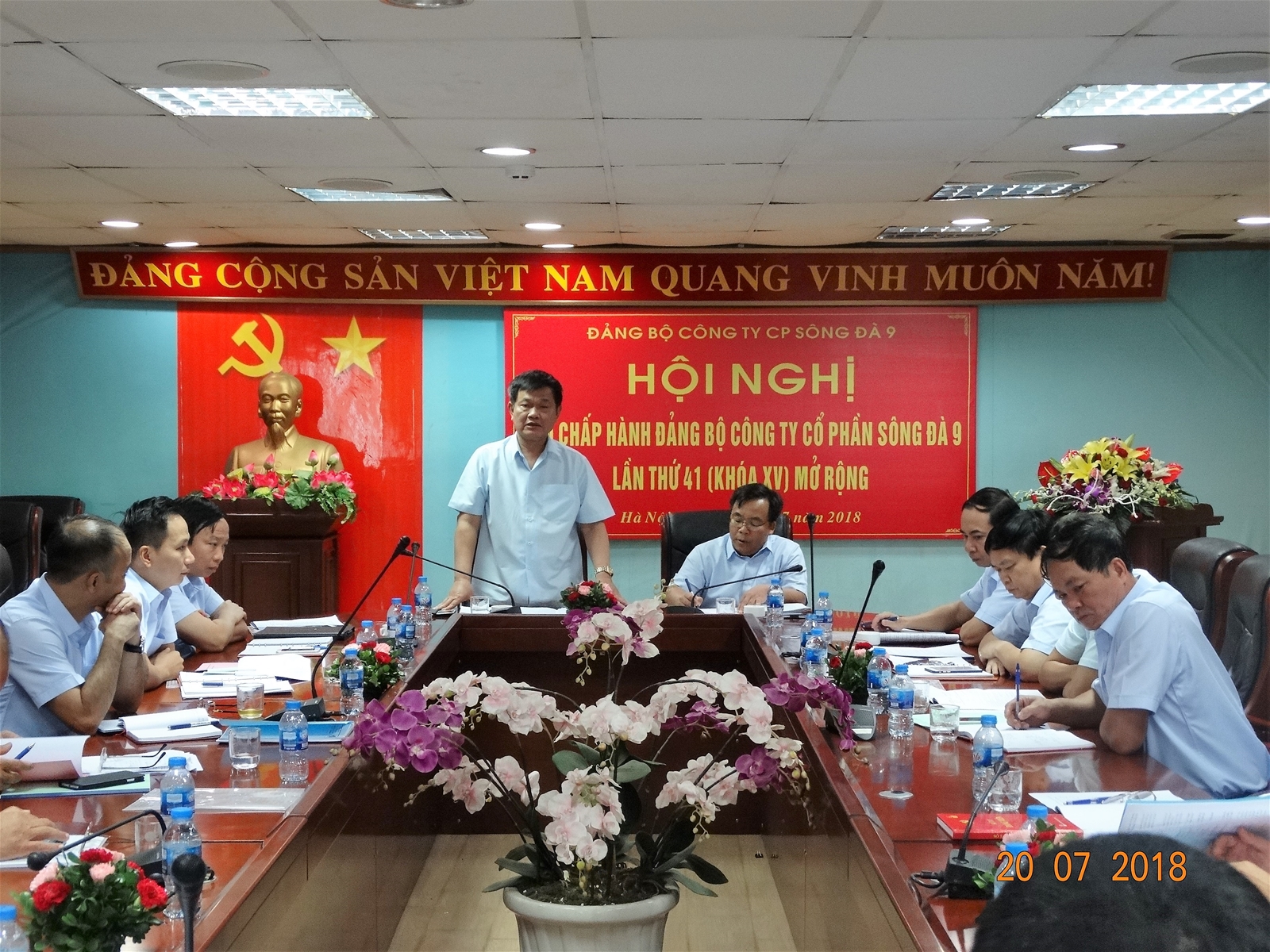 Đảng bộ Sông Đà 9 sơ kết công tác 6 tháng đầu năm, triển khai nhiệm vụ 6 tháng cuối năm và kiểm điểm giữa nhiệm kỳ 2015-2020
