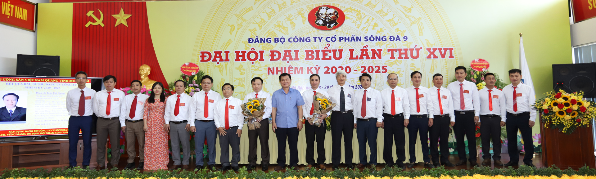 Đại hội Đại biểu Đảng bộ Công ty CP Sông Đà 9 khóa XVI, nhiệm kỳ 2020-2025