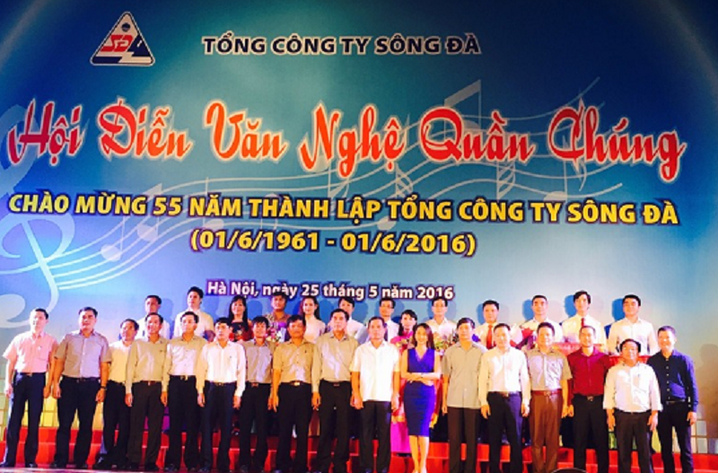 Công ty cổ phần Sông Đà 9 giành Giải Nhất Hội diễn văn nghệ quần chúng chào mừng 55 năm ngày thành lập TCT Sông Đà