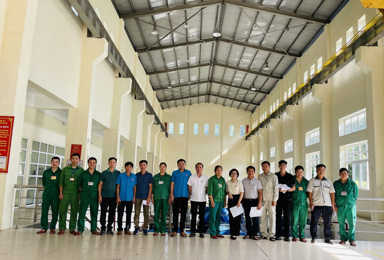 Công ty CP Sông Đà 9 thực hiện sơ kết 6 tháng thực hành 5S tại 05 Nhà máy thủy điện trực thuộc